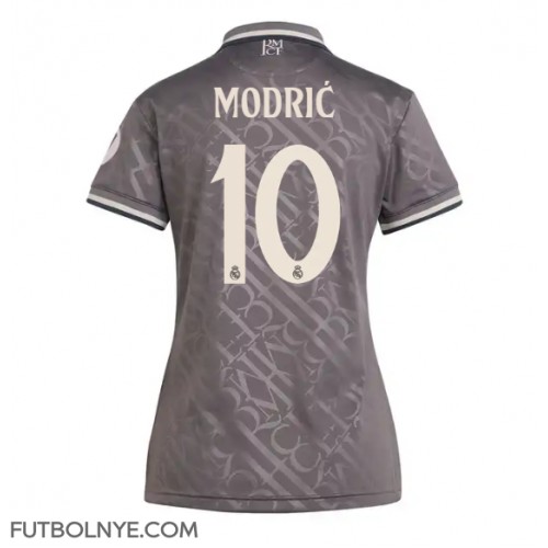 Camiseta Real Madrid Luka Modric #10 Tercera Equipación para mujer 2024-25 manga corta